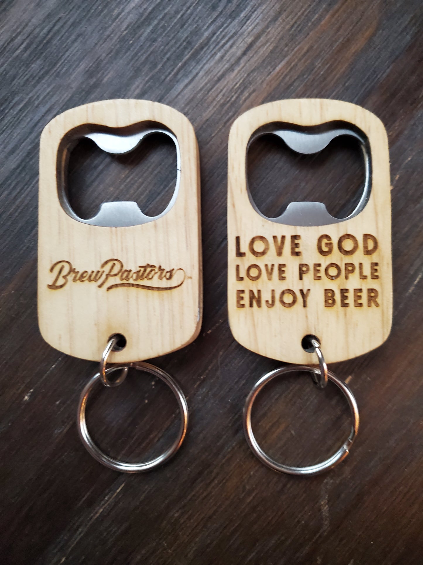 BrewPastors Keychain & Bottle Opener