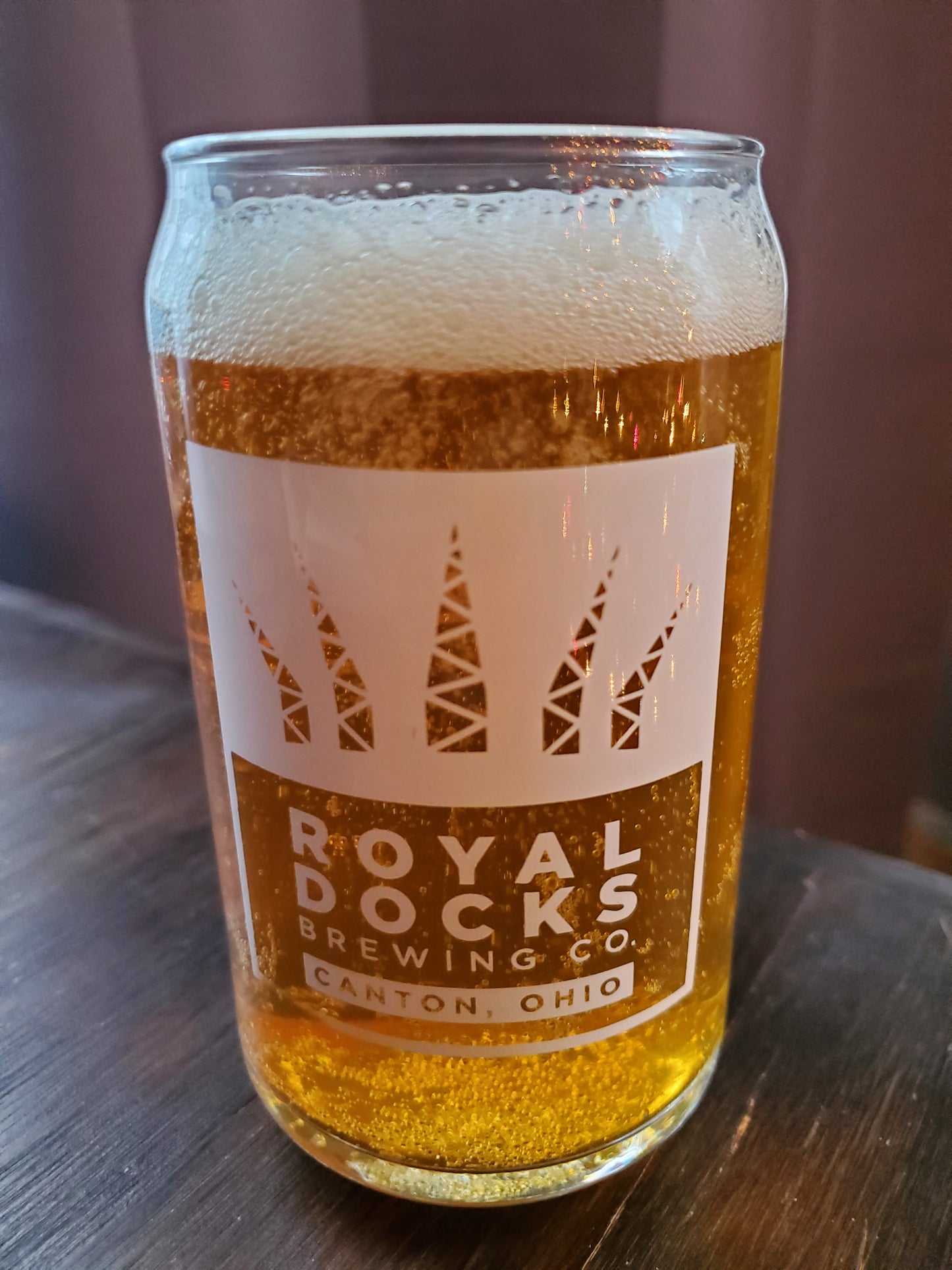 BrewPastors 16 oz Can Glass